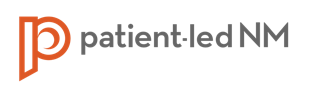 P-Led_horizontal_orange_80_ blk Patient Led NM Logo